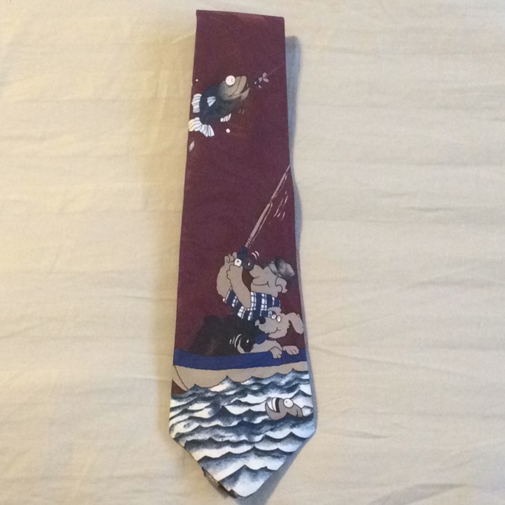 Gone Fishing 🎣 tie.  NOVELTIES